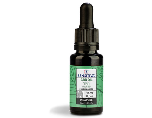 Flasche von CBD Öl 15 ml bis 5% - Sensitiva