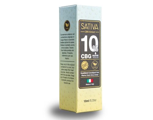 CBG Sativa Oil 10% Österreich Verpackung
