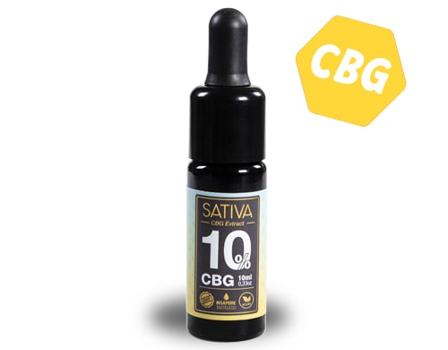 CBG Sativa Oil 10% Österreich Flasche