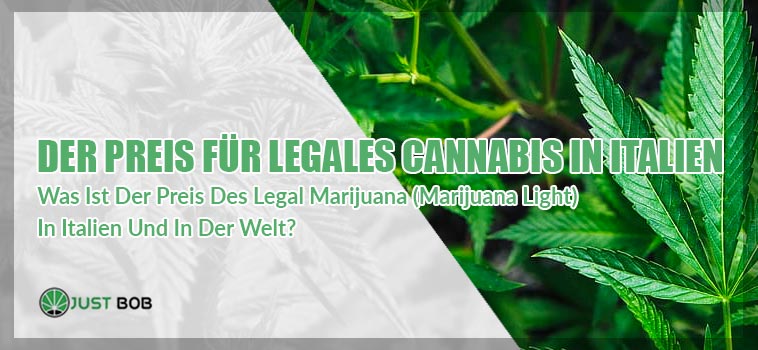 Der Preis für legales Cannabis