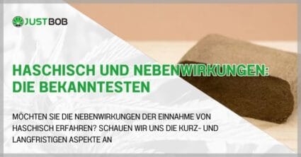 Haschisch und Nebenwirkungen: die bekanntesten