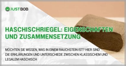 Haschischriegel: Eigenschaften und Zusammensetzung