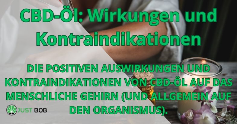 CBD-Öl: Wirkungen und Kontraindikationen