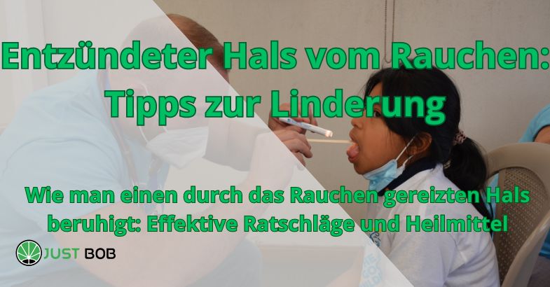 Entzündeter Hals vom Rauchen: Tipps zur Linderung